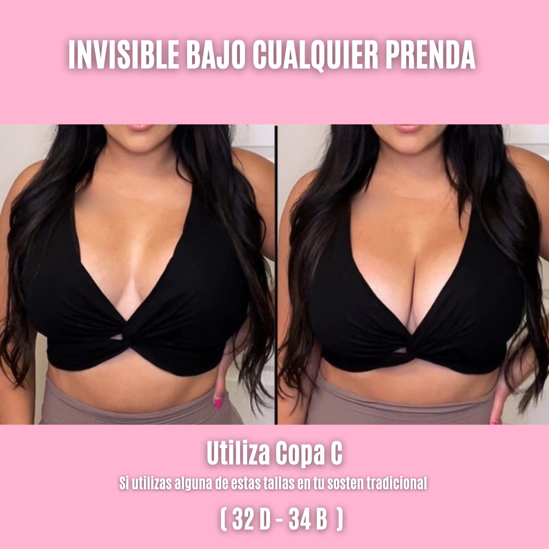 BOOST ®️ - Almohadilla Pegajosa Para Aumentar 2 Tallas Más Tu Busto