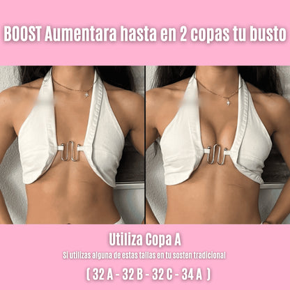 BOOST ®️ - Almohadilla Pegajosa Para Aumentar 2 Tallas Más Tu Busto