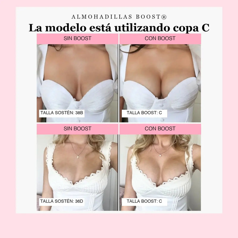 almohadillas boost copa c boob up