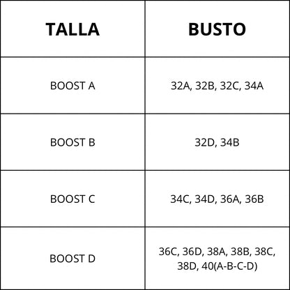 BOOST ®️ - Almohadilla Pegajosa Para Aumentar 2 Tallas Más Tu Busto