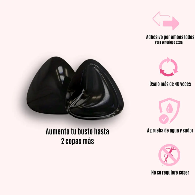 BOOST ®️ - Almohadilla Pegajosa Para Aumentar 2 Tallas Mas Tu Busto