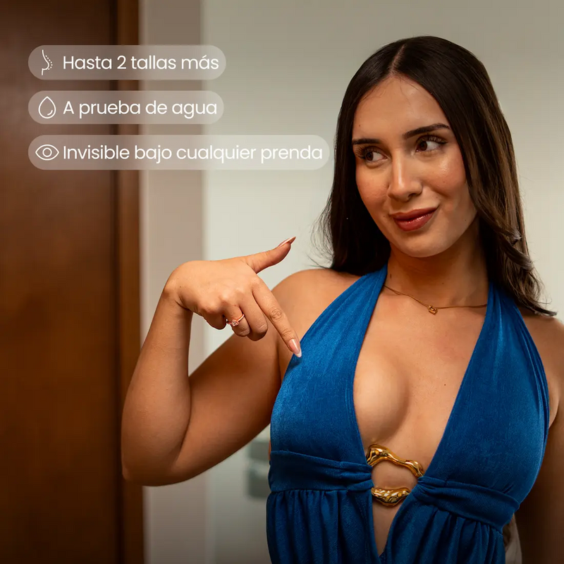 mujer probado el kit escote perfecto