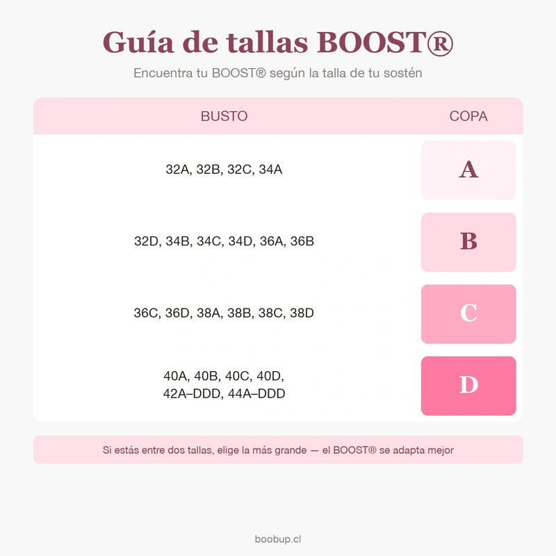 BOOST ®️ - Almohadilla Pegajosa Para Aumentar 2 Tallas Mas Tu Busto