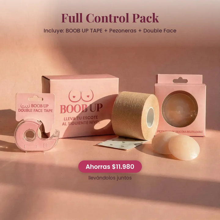 Full Control Pack: BOOB UP TAPE + Pezoneras + Double Face