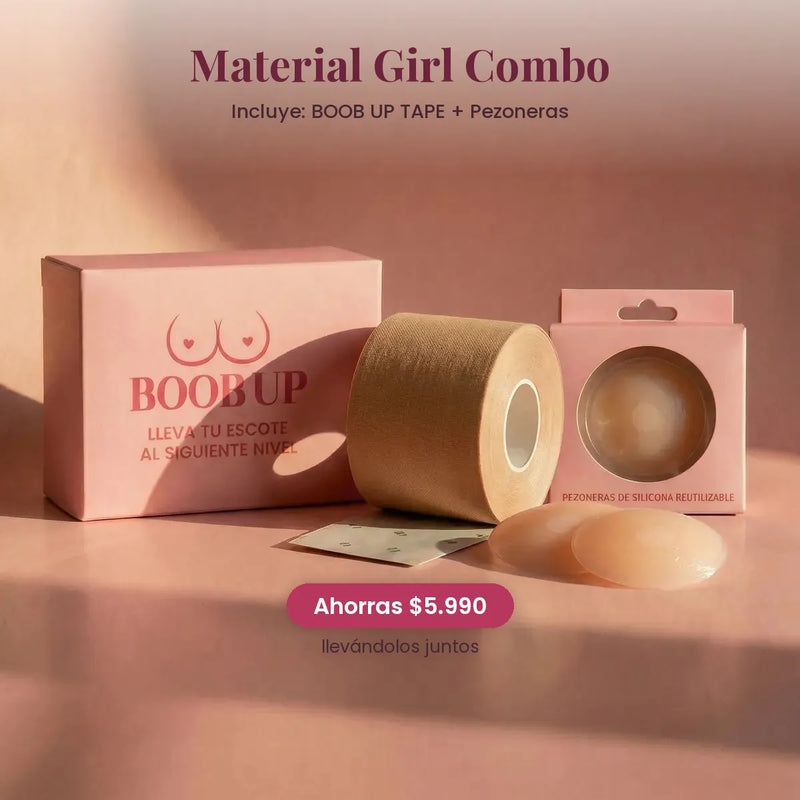 Material Girl Combo: BOOB UP TAPE + Pezoneras