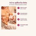 Así se aplica la cinta BOOB UP TAPE en 4 pasos